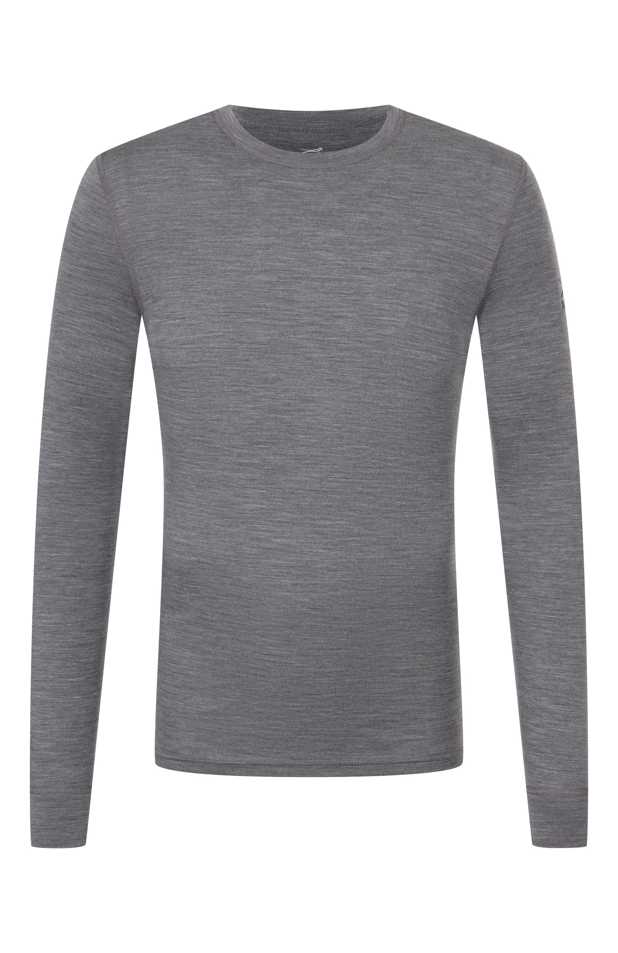 Шерстяной лонгслив NORVEG серого цвета по цене 7500 руб., арт. 15SM1RLRU-014, фото 1 Шерстяной лонгслив NORVEG, арт. 15SM1RLRU-014, фото 1