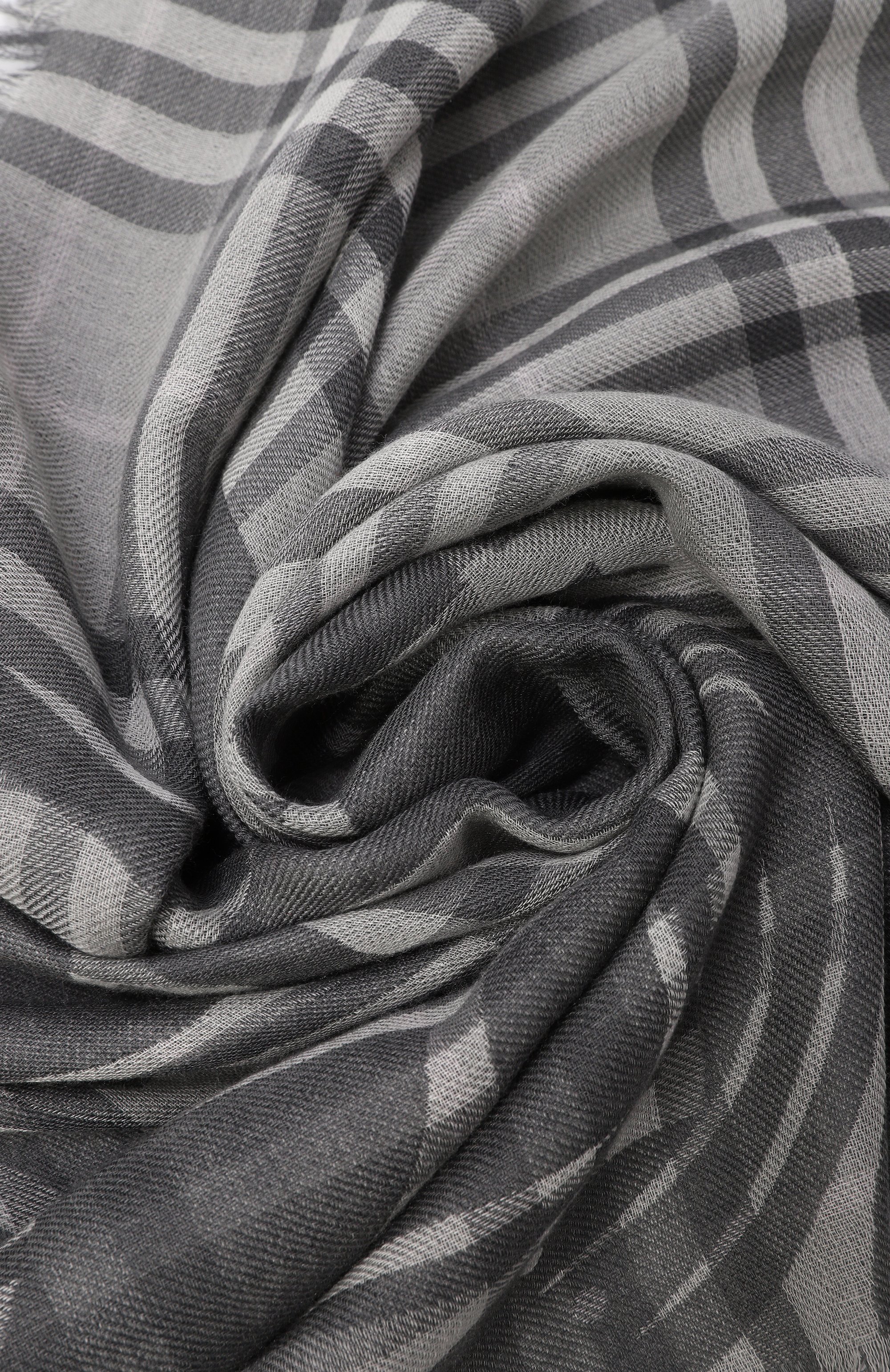 Шарф из шерсти и шелка BURBERRY, арт. 8117903, фото 3