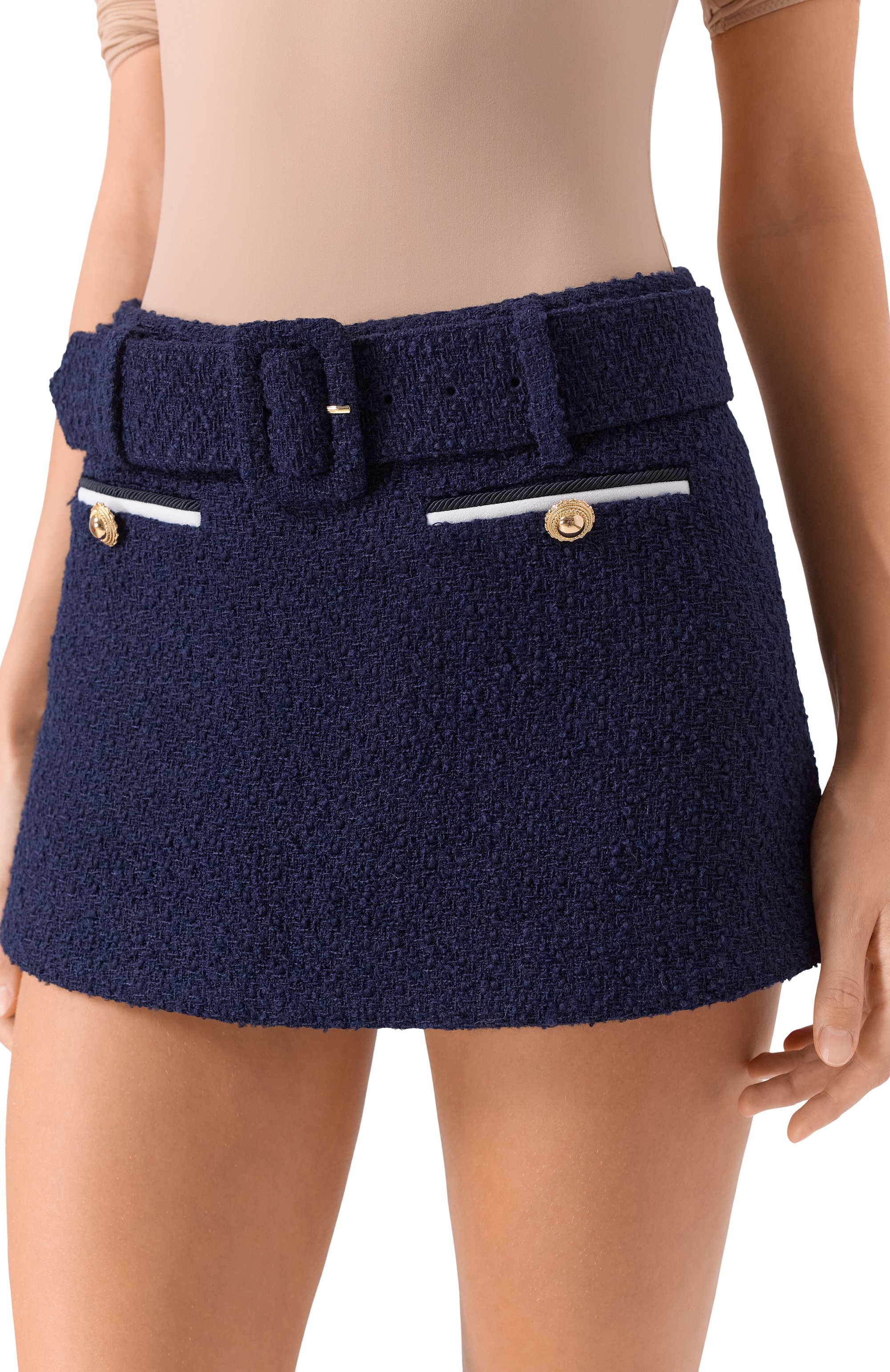 Юбка-шорты SELF-PORTRAIT, арт. PF25034PBL, фото 5