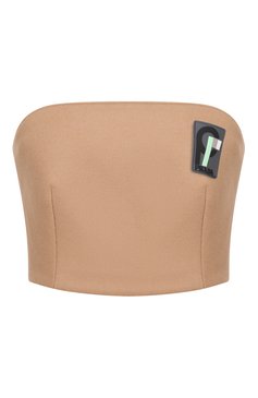 Шерстяной топ-бюстье PRADA, арт. P993E-1SOF-F0ETR-182, фото 1