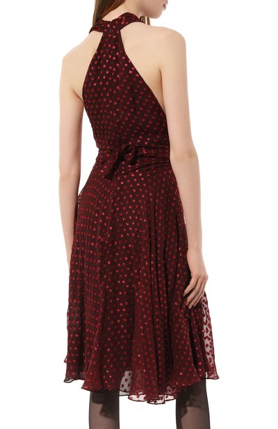 Платье GUCCI бордового цвета по цене 345600 руб., арт. 336213 ZCM10, фото 4 Платье GUCCI, арт. 336213 ZCM10, фото 4