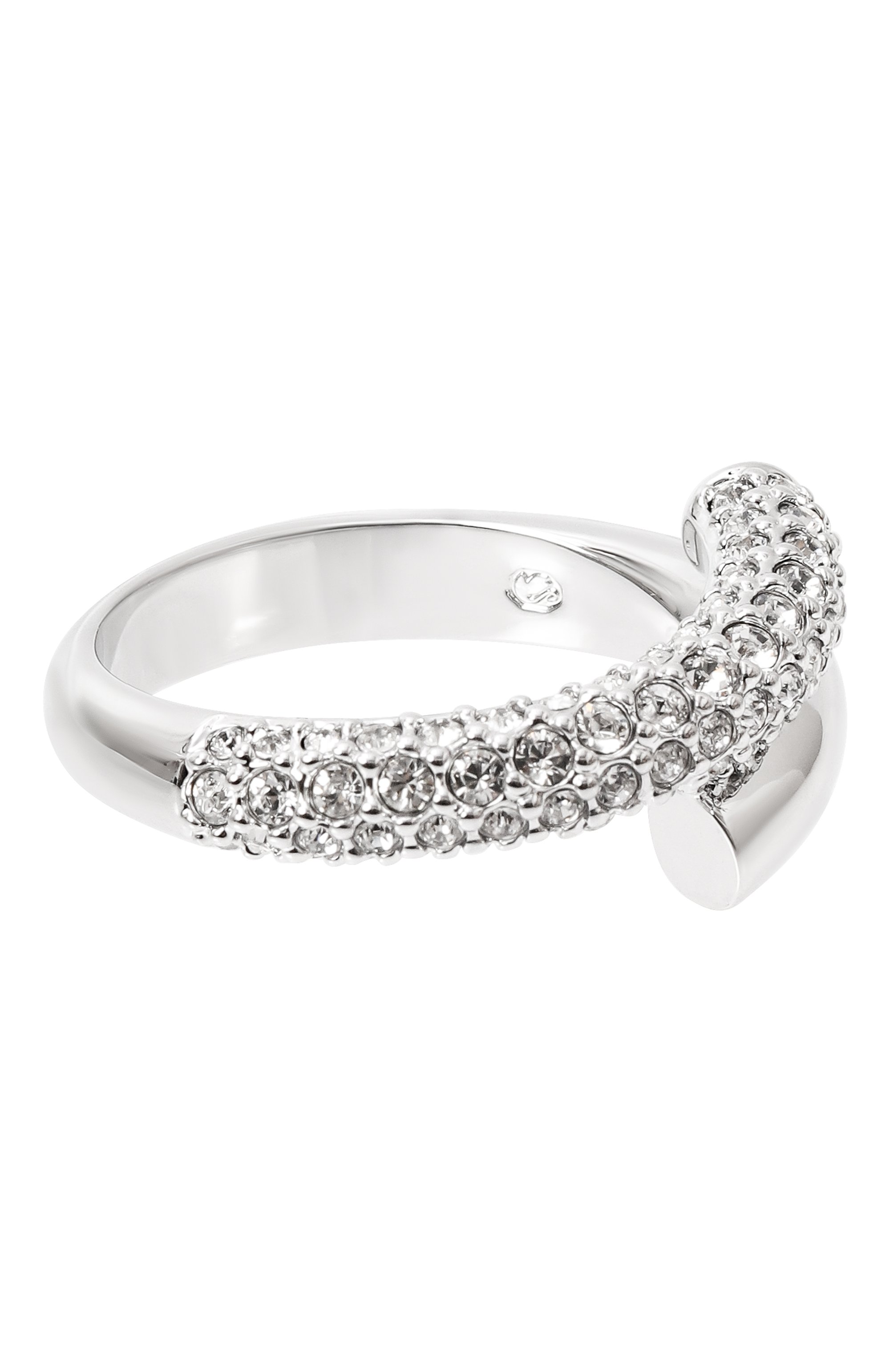 Кольцо dextera SWAROVSKI серебряного цвета по цене 18350 руб., арт. 5695934, фото 1 Кольцо dextera SWAROVSKI, арт. 5695934, фото 1