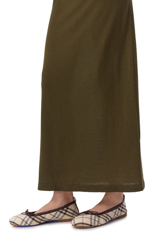 Текстильные балетки Fawn Burberry 8121533 Бежевый  8121533 Фото 2