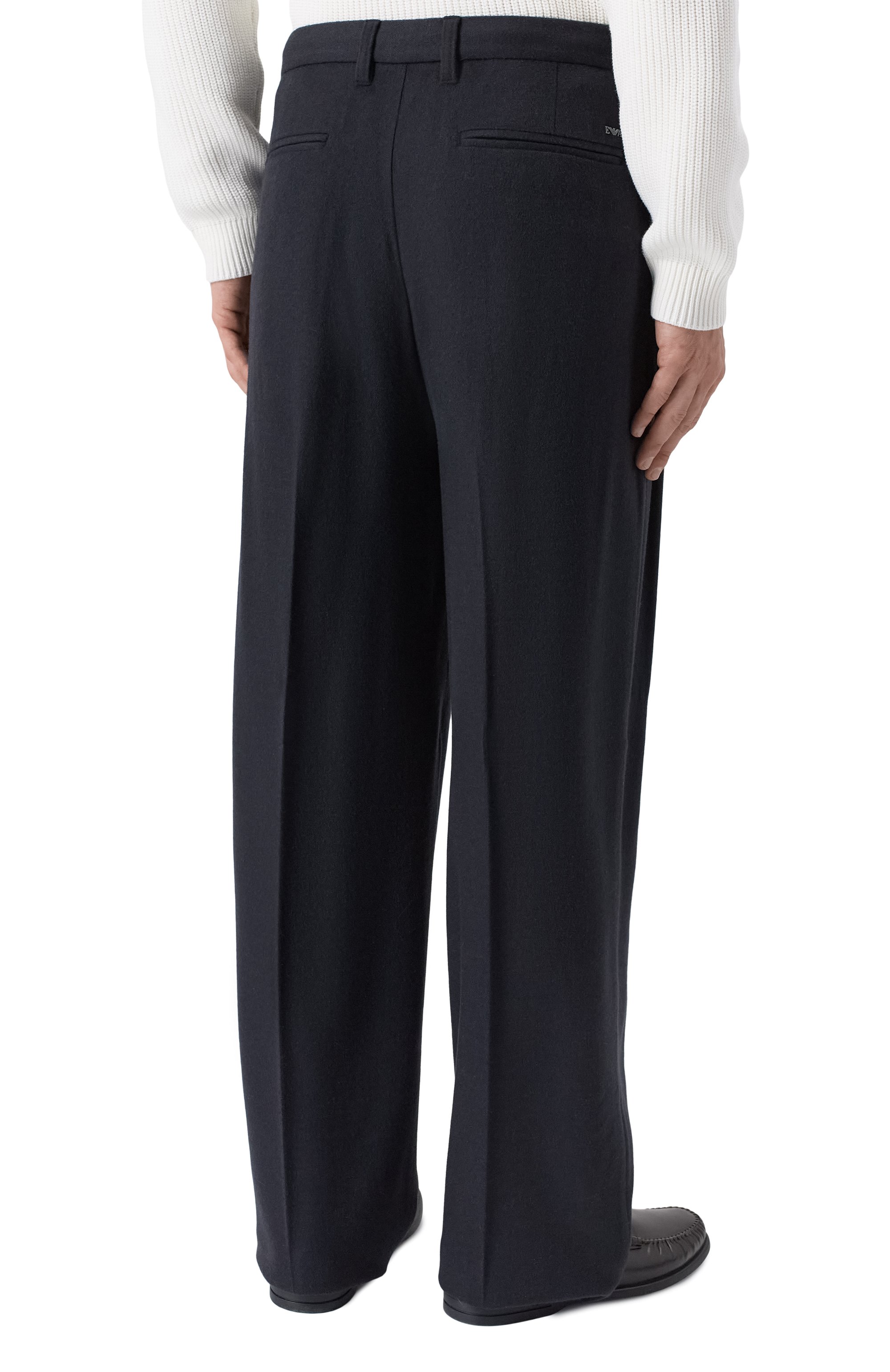 Брюки из шерсти и кашемира EMPORIO ARMANI, арт. EM004900/AF17835, фото 4