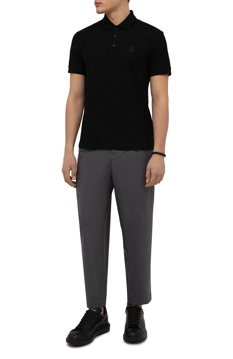 Кожаные кеды oversized ALEXANDER MCQUEEN, арт. 553761/WHGP0, фото 2