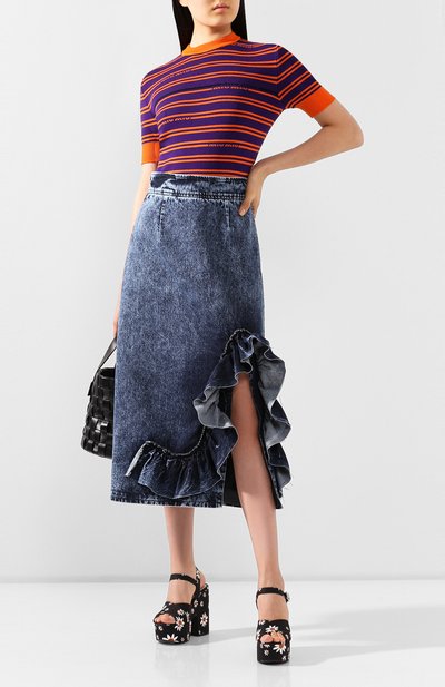 Шерстяной пуловер MIU MIU, арт. MML324-NOC-F0030, фото 2