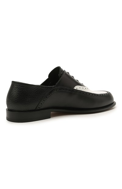 Кожаные броги LOEWE черно-белого цвета по цене 82450 руб., арт. L814379X02, фото 4 Кожаные броги LOEWE, арт. L814379X02, фото 4