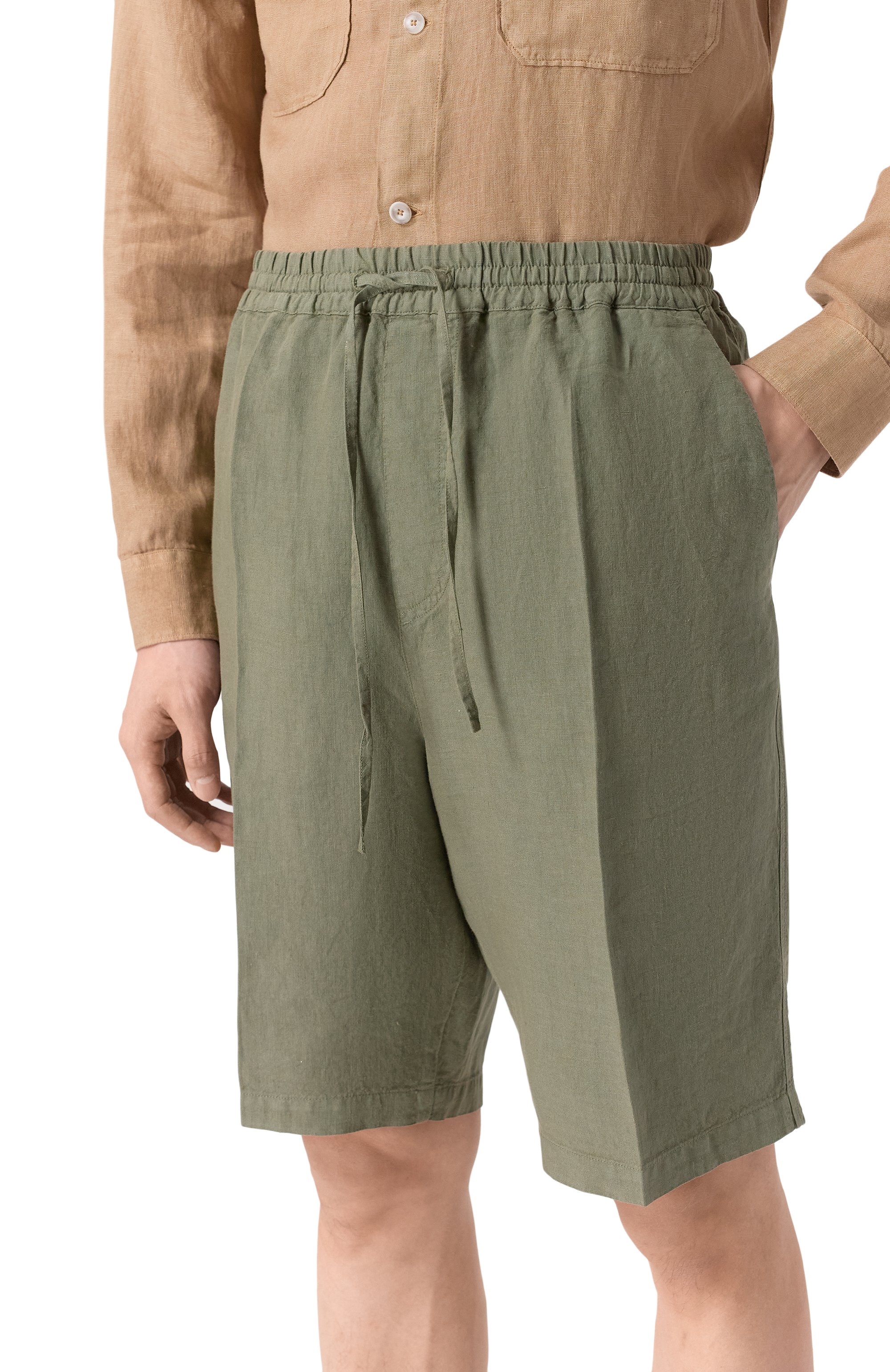 Льняные шорты 120% LINO, арт. 33ALIM29CM/0253/000, фото 3