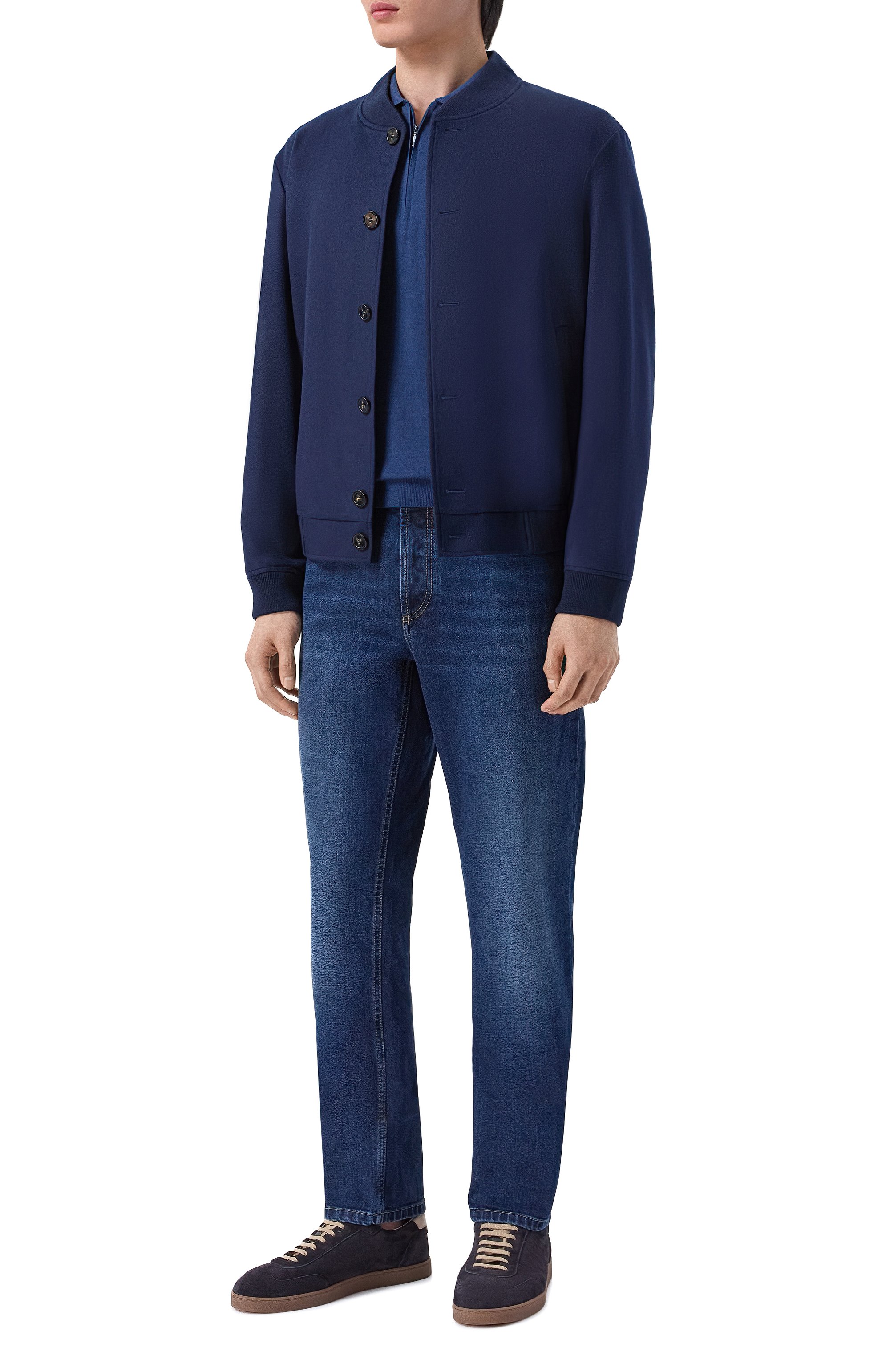 Шерстяной бомбер 12 STOREEZ, арт. 135899, фото 2