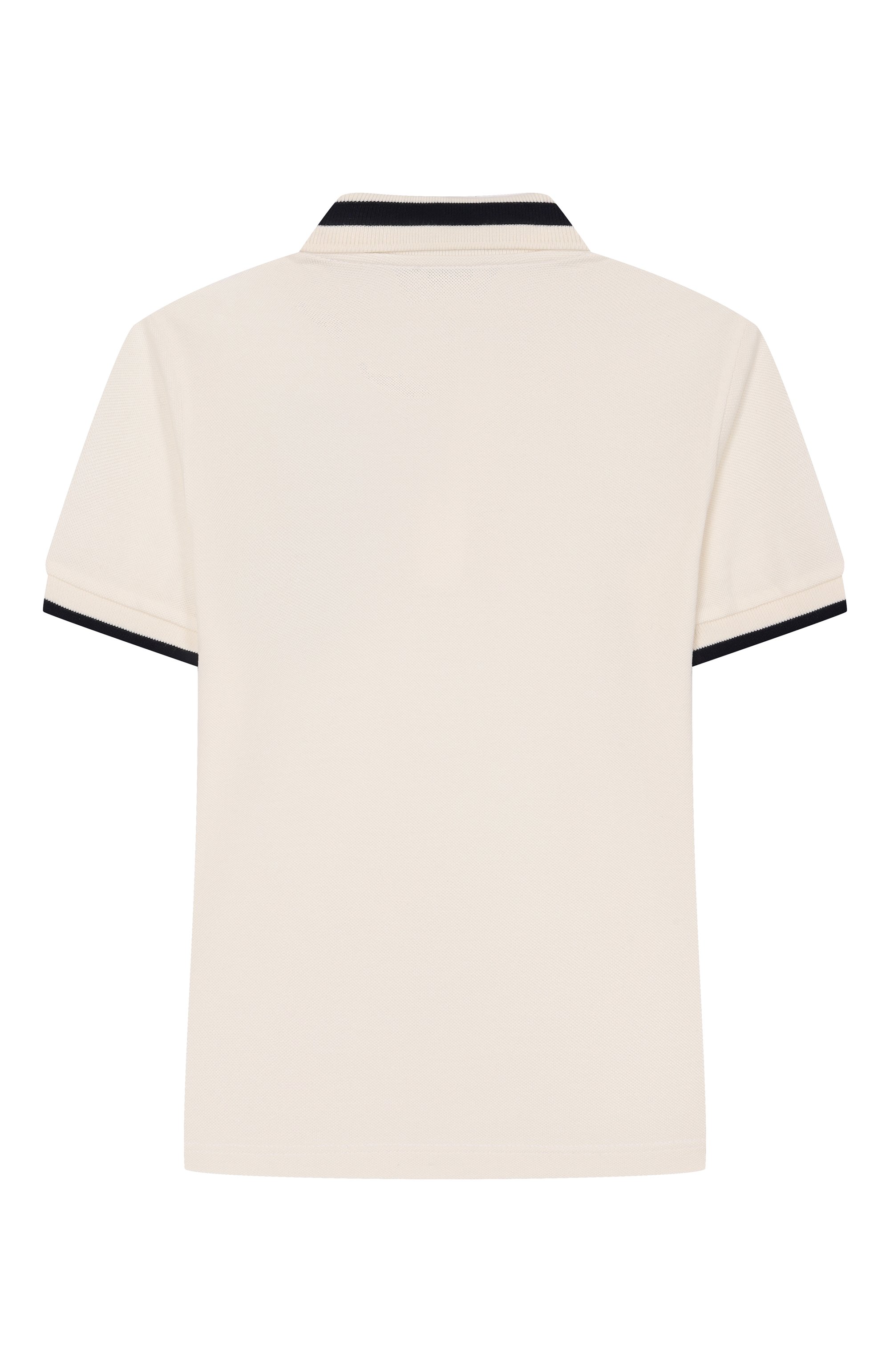 Хлопковое поло DOLCE & GABBANA кремового цвета по цене 29650 руб., арт. L4JTGW/G7PFM/8-12+, фото 2 Хлопковое поло DOLCE & GABBANA, арт. L4JTGW/G7PFM/8-12+, фото 2