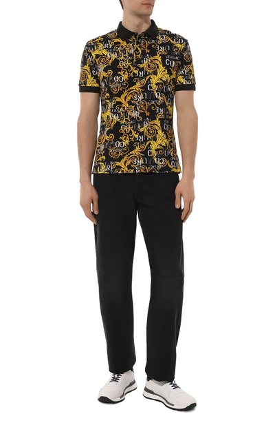 Хлопковое поло VERSACE JEANS COUTURE, арт. 74GAG6S0/JS149, фото 2