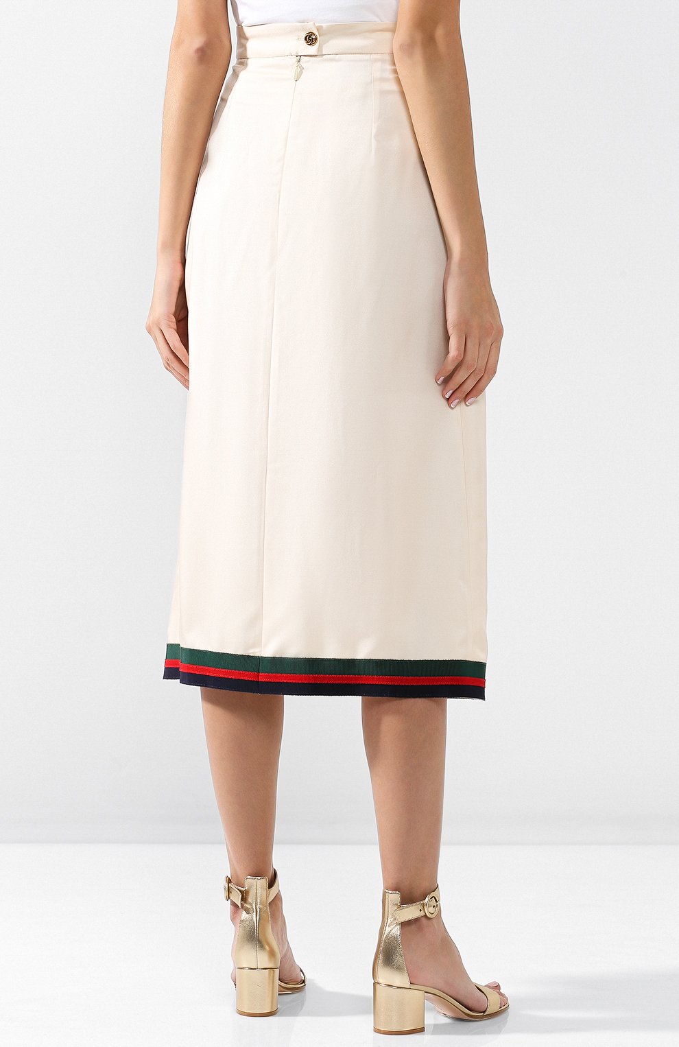Шелковая юбка GUCCI, арт. 519715/ZKS36, фото 4