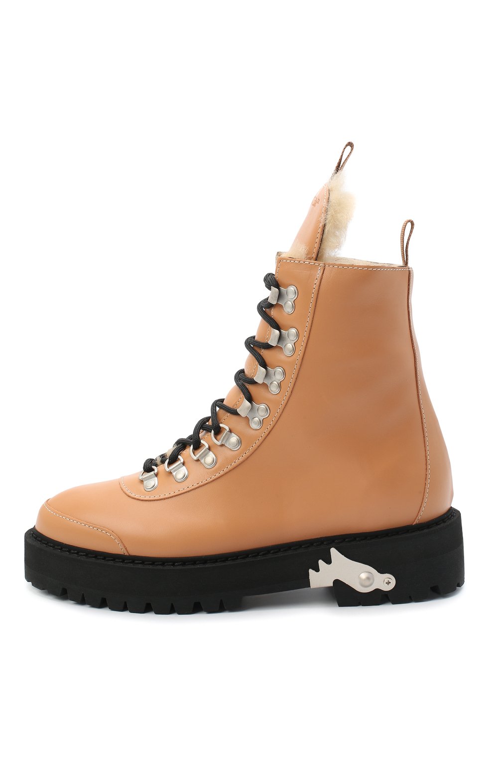 Кожаные ботинки OFF-WHITE, арт. 0WIA045E20LEA0011810, фото 3