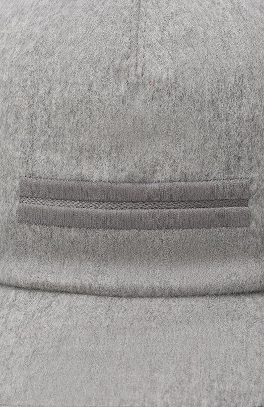 Кашемировая бейсболка Zegna B8D/Z8I09HA8 Серый  B8D/Z8I09HA8 Фото 4