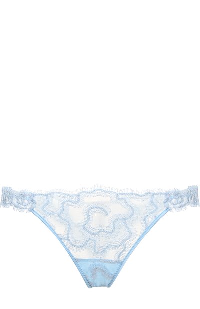 Женские однотонные кружевные трусы-стринги LA PERLA, арт. 0015930