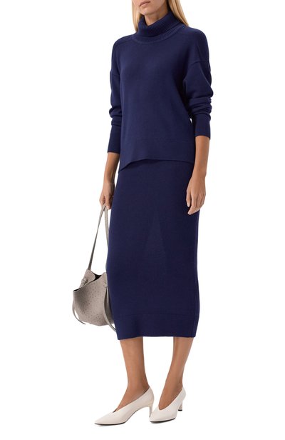 Шерстяная юбка YUZEFI, арт. SAIR-STRAIGHT MIDI SKIRT, фото 2