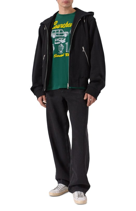 Хлопковая футболка MC2 Saint Barth ARN0004-02774I/ARN0TT WARM Зелёный  ARN0004-02774I/ARN0TT WARM Фото 2