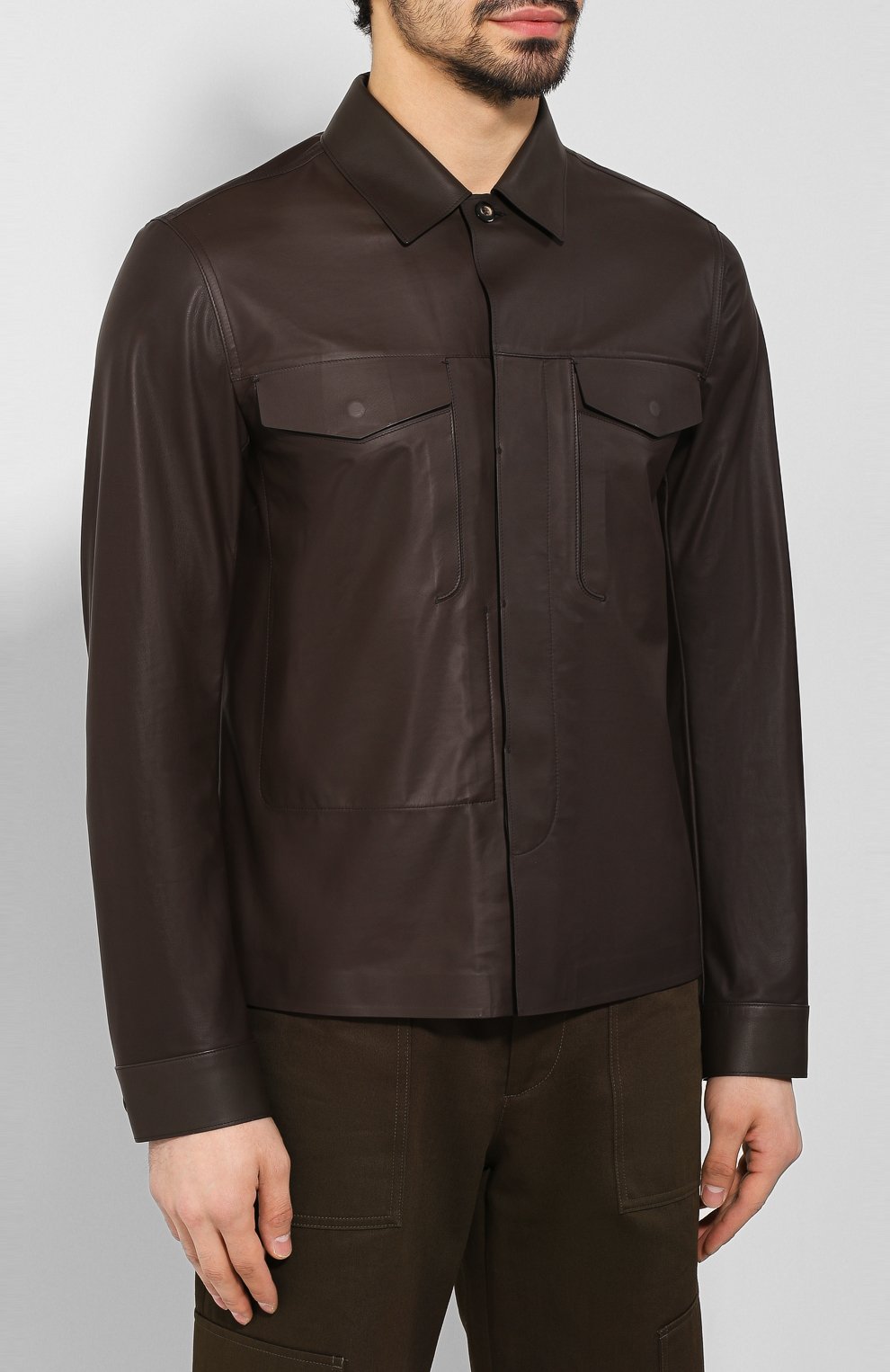 Кожаная куртка ZEGNA, арт. UUPNN/U163, фото 3