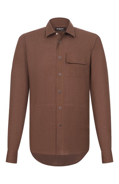 Мужская льняная рубашка KITON, арт. UMCBUBAH09690