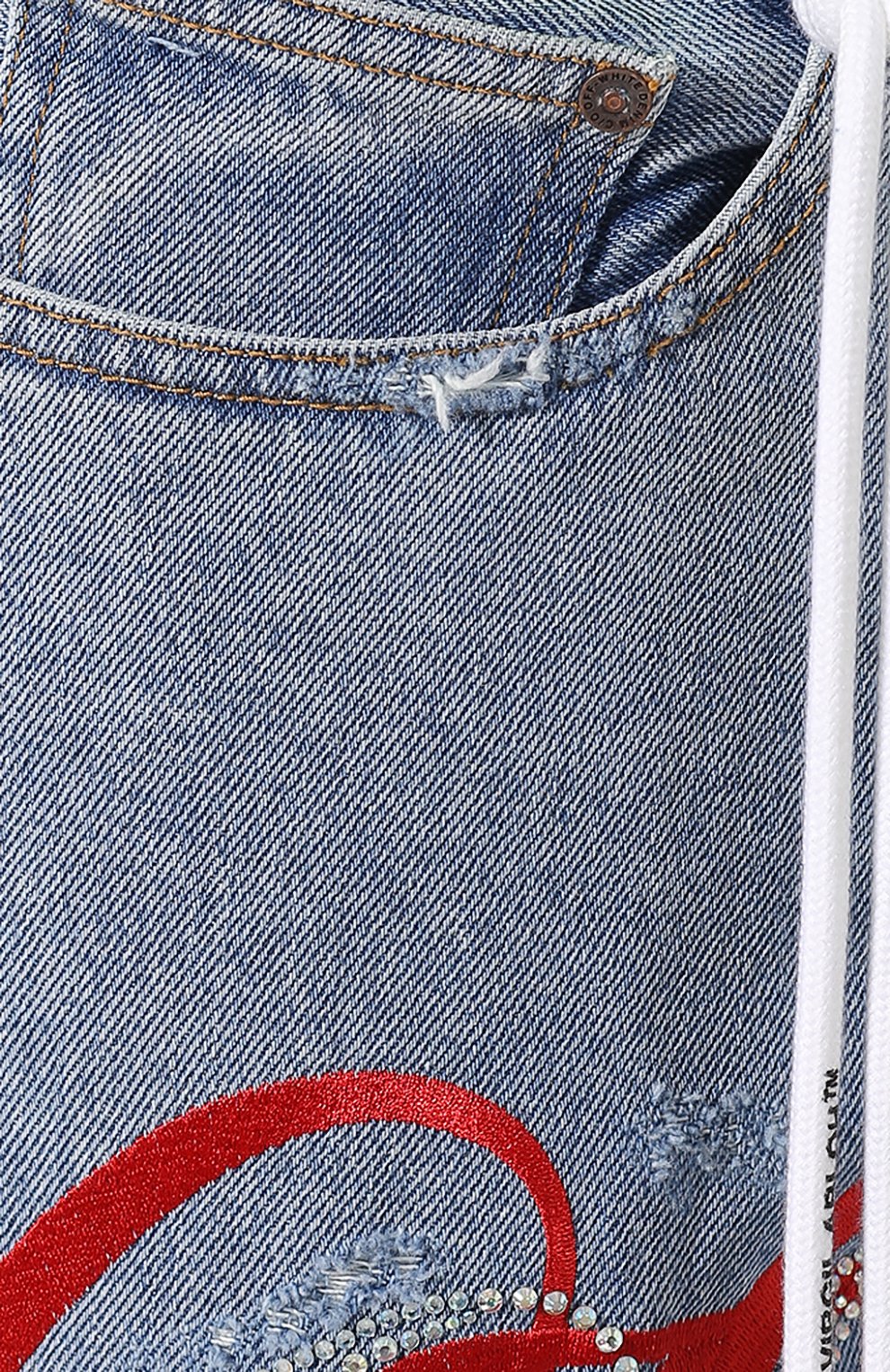 Джинсы OFF-WHITE, арт. 0MYA035S193860407188, фото 5