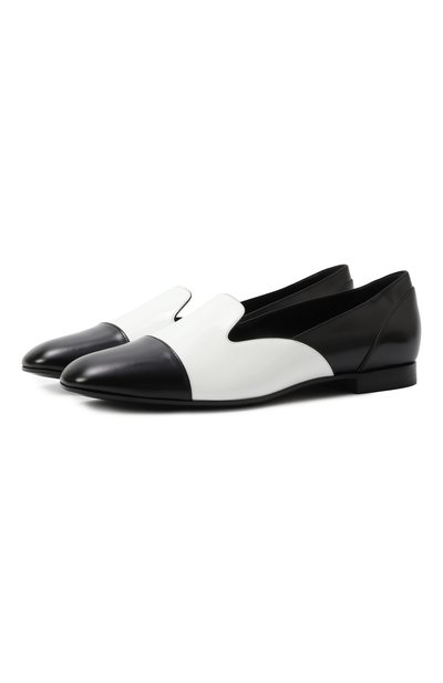 Женские кожаные лоферы GIORGIO ARMANI, арт. GW001819/AF18801