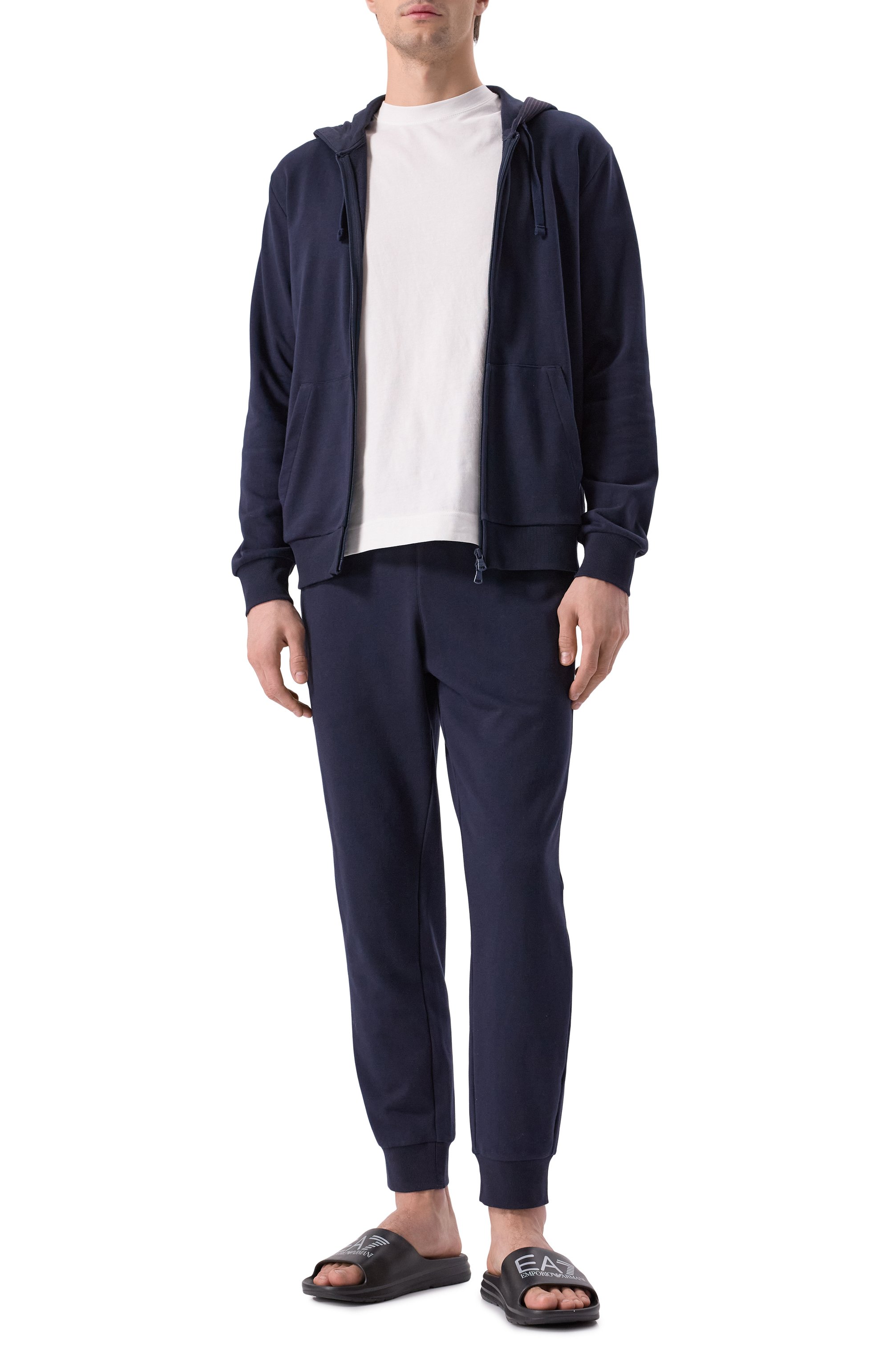 Хлопковые джоггеры EMPORIO ARMANI, арт. EM000500/AF10781, фото 2