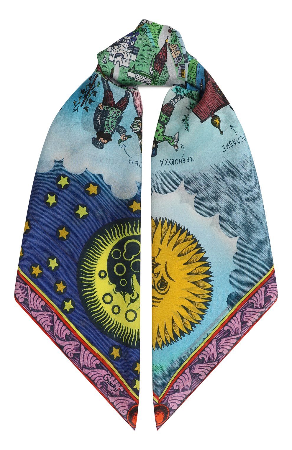 Шелковый платок суздаль GOURJI, арт. 91158537/449161172, фото 1