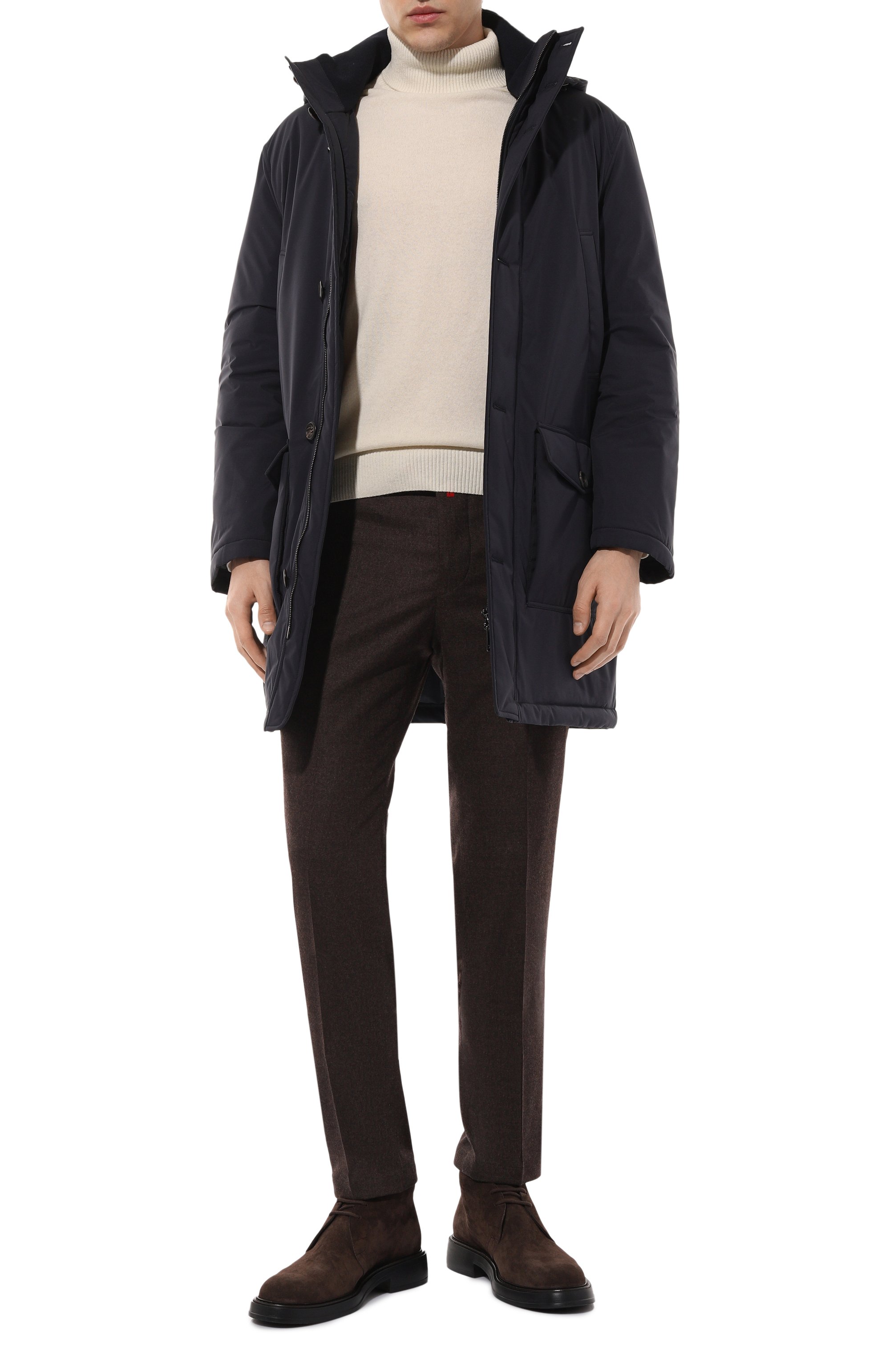 Шерстяные брюки KITON, арт. UFPP79K0123E07, фото 2