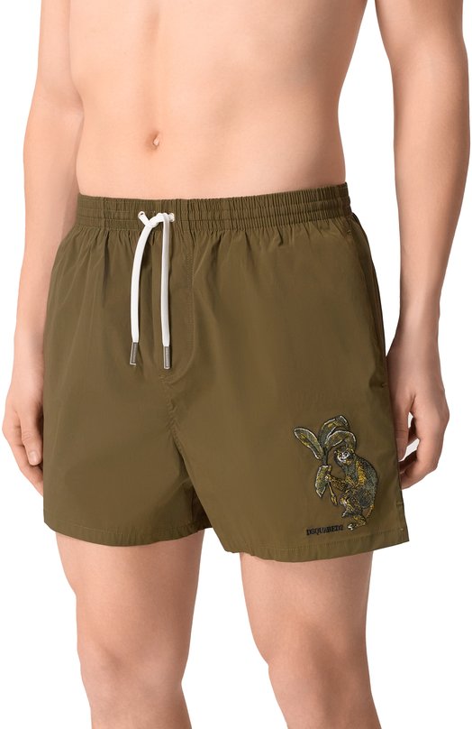 Плавки-шорты Dsquared2 D7B626840 Хаки  D7B626840 Фото 2