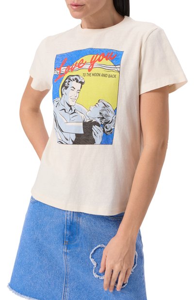 Хлопковая футболка RE/DONE, арт. 024-02WCGT306, фото 3