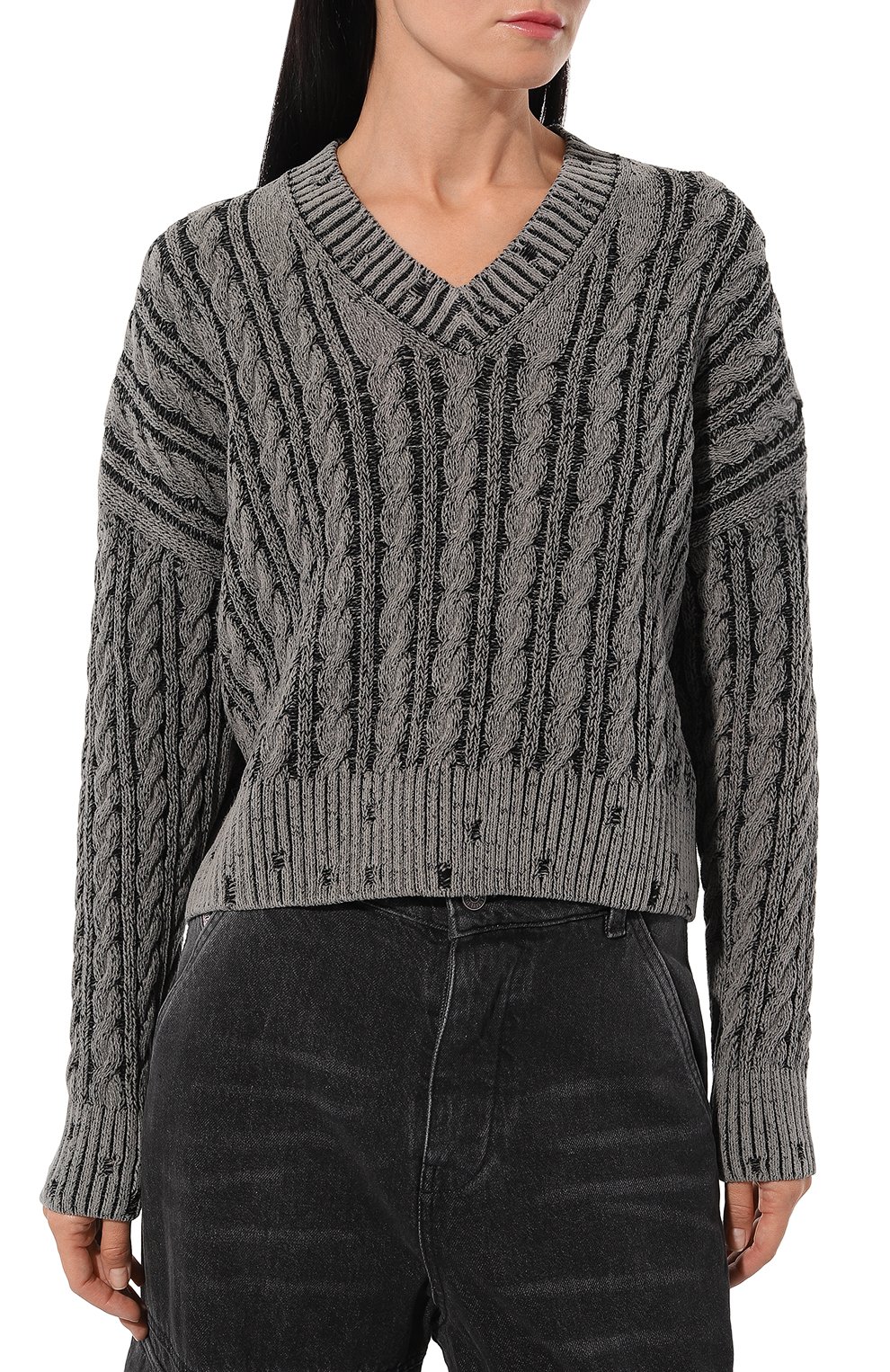 Хлопковый свитер DIESEL, арт. A11171/0GEAZ, фото 3