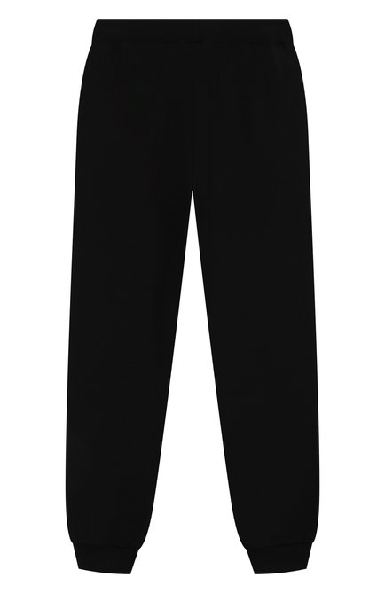 Детские хлопковые джоггеры BALMAIN черного цвета, арт. BW6Q90 | Фото 2 (Нос: Не проставлено; Материал сплава: Проставлено; Материал внешний: Хлопок)