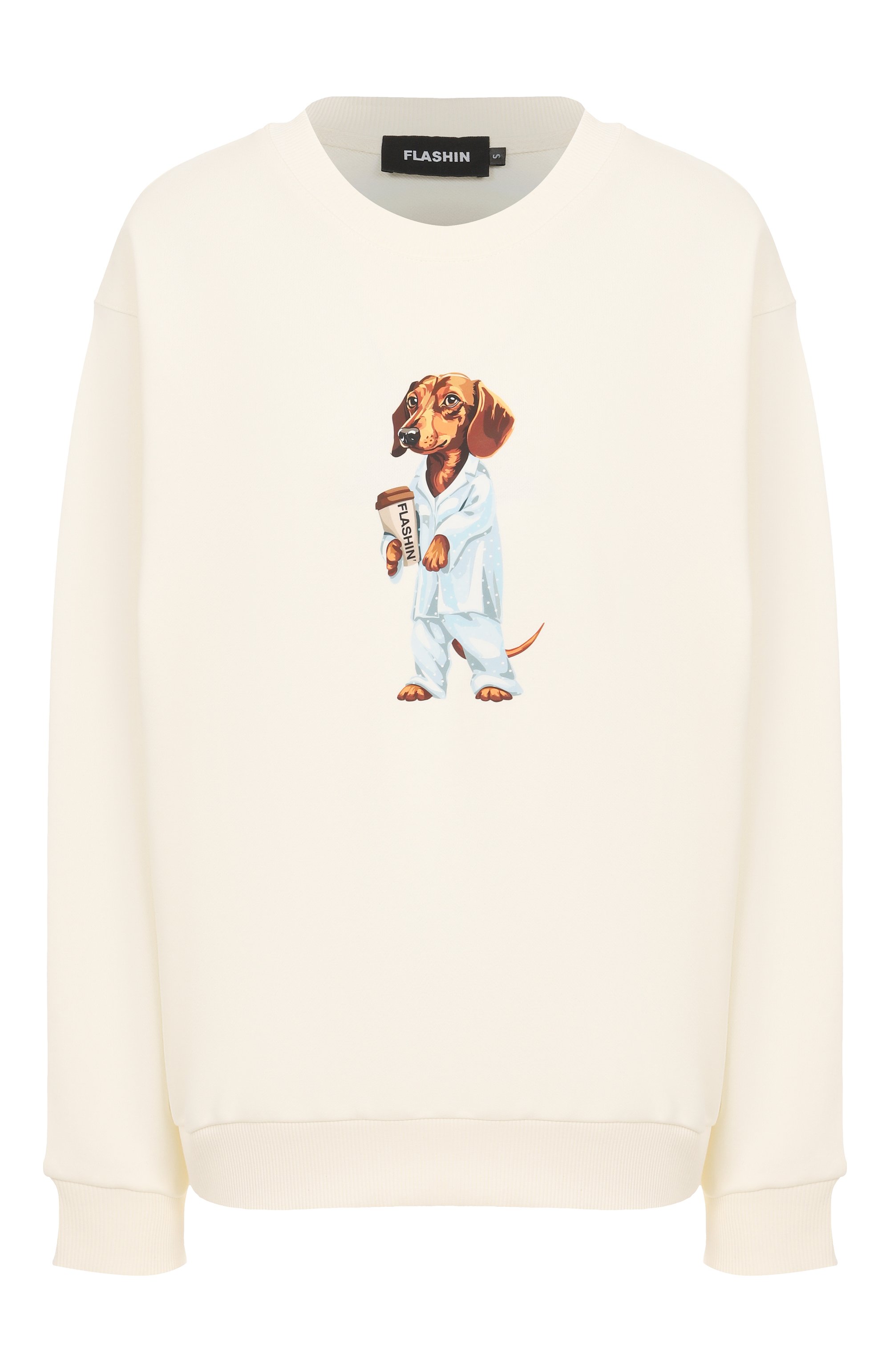 Хлопковый свитшот FLASHIN, арт. FS25SDOT, фото 1