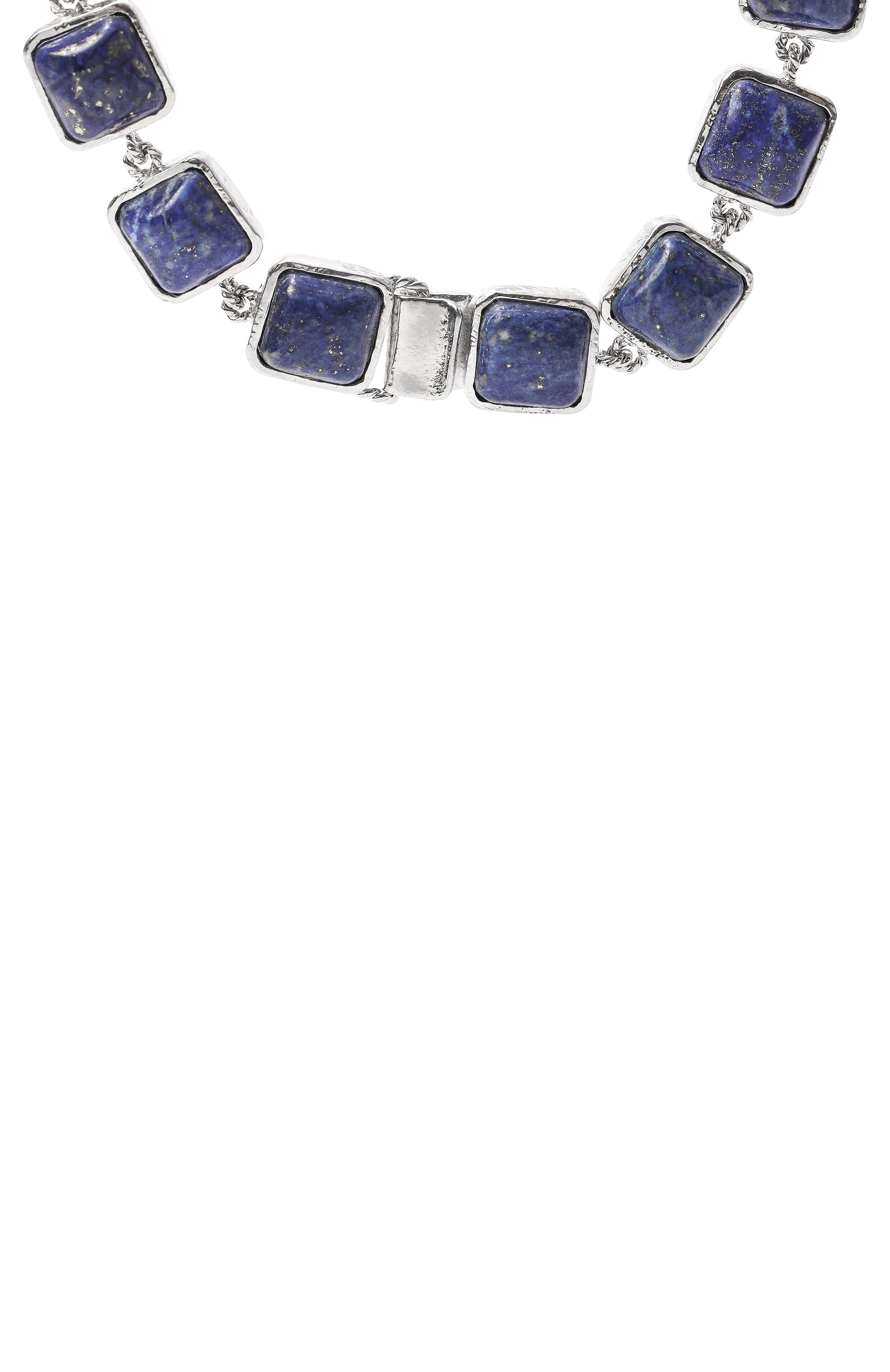 Колье sofya SEVENWORLDS синего цвета по цене 108000 руб., арт. SW831/2, фото 4 Колье sofya SEVENWORLDS, арт. SW831/2, фото 4