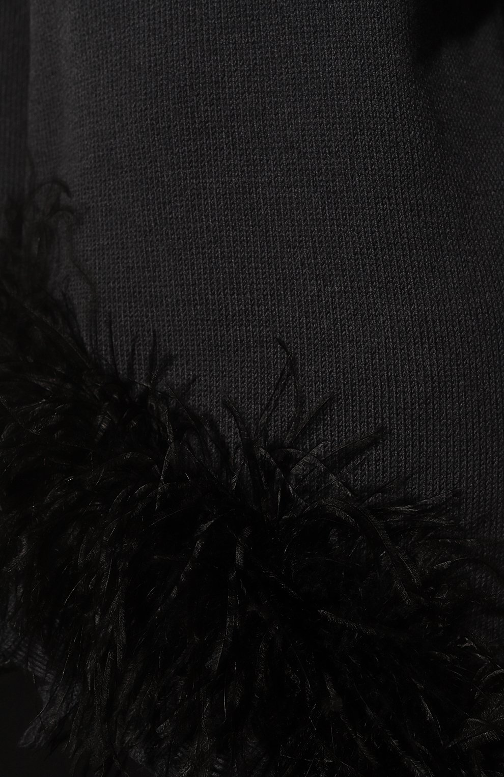 Шерстяной свитер с отделкой перьями AND THE BRAND, арт. W23-JM020-0702-991, фото 5