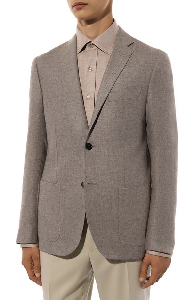 Пиджак из шелка и шерсти CORNELIANI, арт. 946002-9416911, фото 5