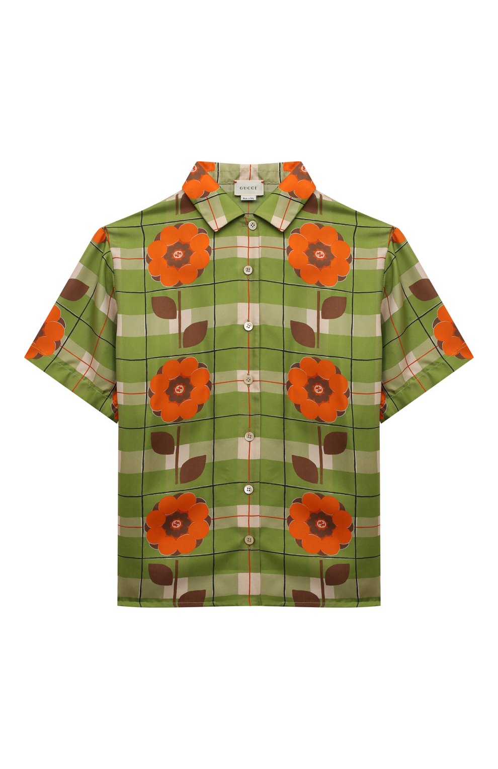 Хлопковая рубашка GUCCI, арт. 600912 ZAE60, фото 1