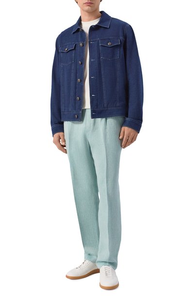 Льняные брюки JACOB COHEN, арт. JUR_PR017 001 T861A RW, фото 2