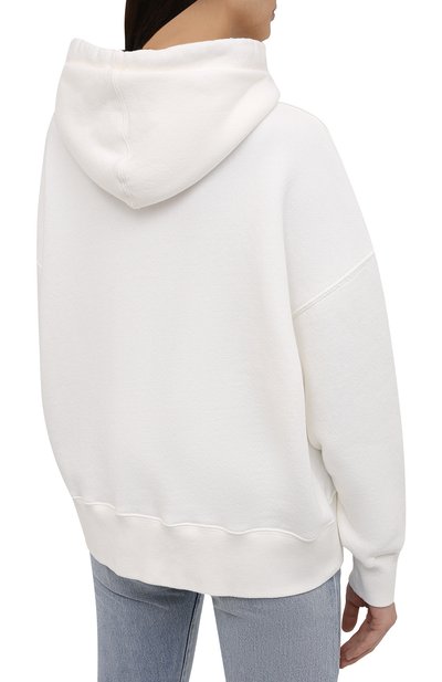 Хлопковое худи PALM ANGELS белого цвета по цене 72100 руб., арт. PWBB023S21FLE0060360, фото 4 Хлопковое худи PALM ANGELS, арт. PWBB023S21FLE0060360, фото 4