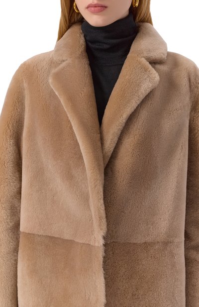 Шуба из овчины YVES SALOMON, арт. 21WYM60504MESI, фото 5