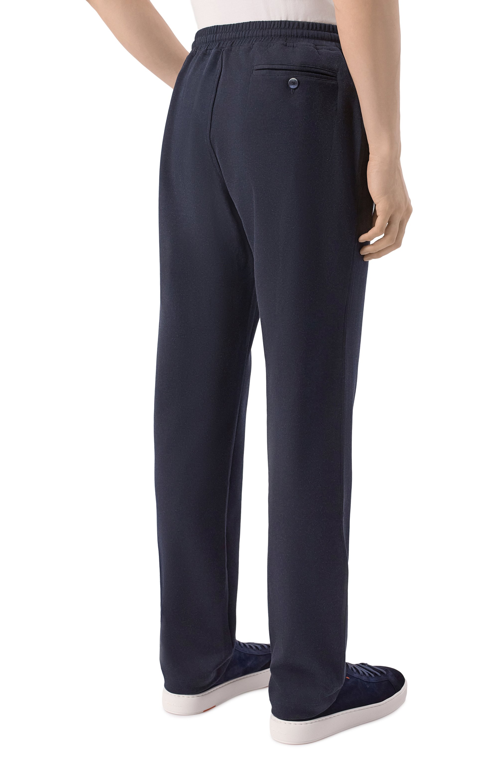 Брюки из хлопка и шелка CAPOBIANCO, арт. 20M708.DS00., фото 4