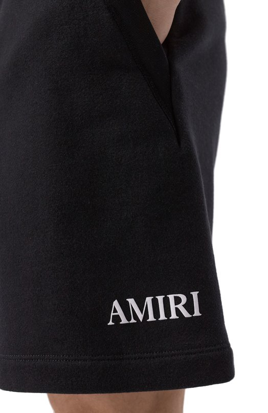 Хлопковые шорты Amiri AMJYSH1024 Чёрный  AMJYSH1024 Фото 5