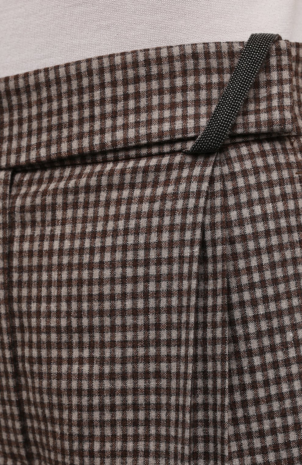 Брюки из шерсти и шелка BRUNELLO CUCINELLI, арт. MB044P7877, фото 5