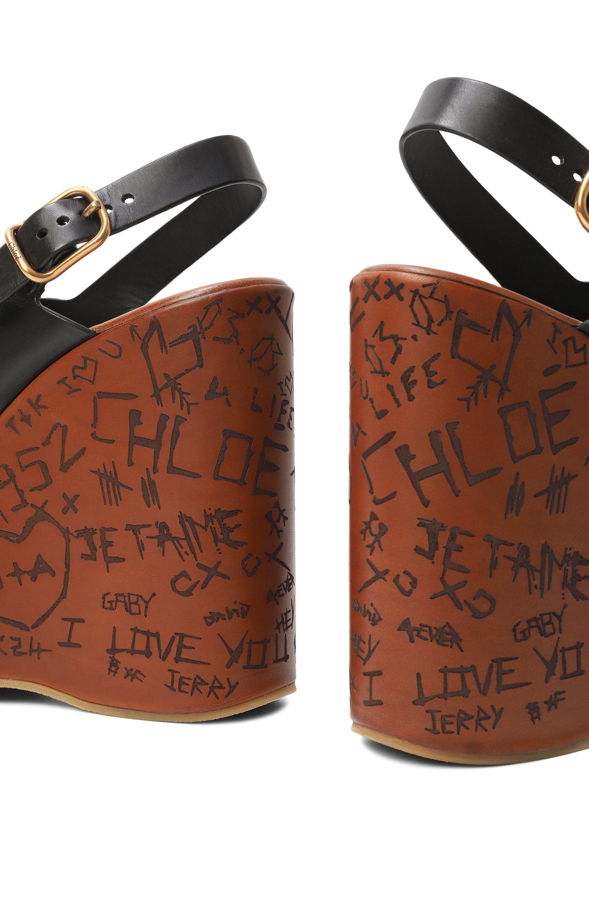 Кожаные босоножки maxime CHLOÉ, арт. CHC24A02YLU, фото 7