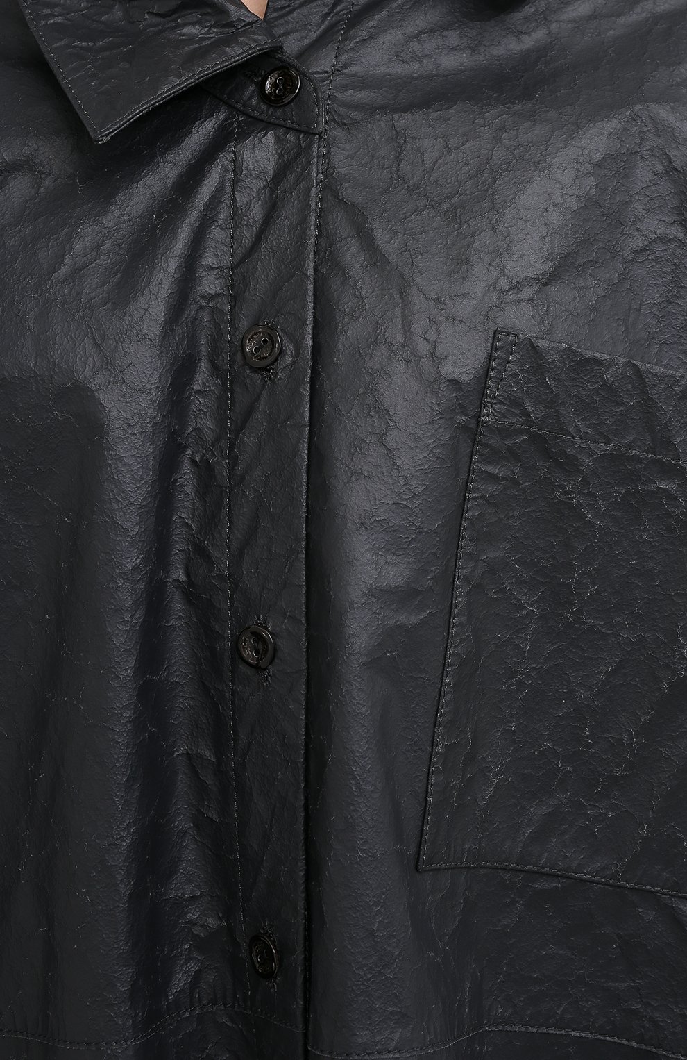 Кожаная рубашка ACNE STUDIOS, арт. AC0318, фото 5
