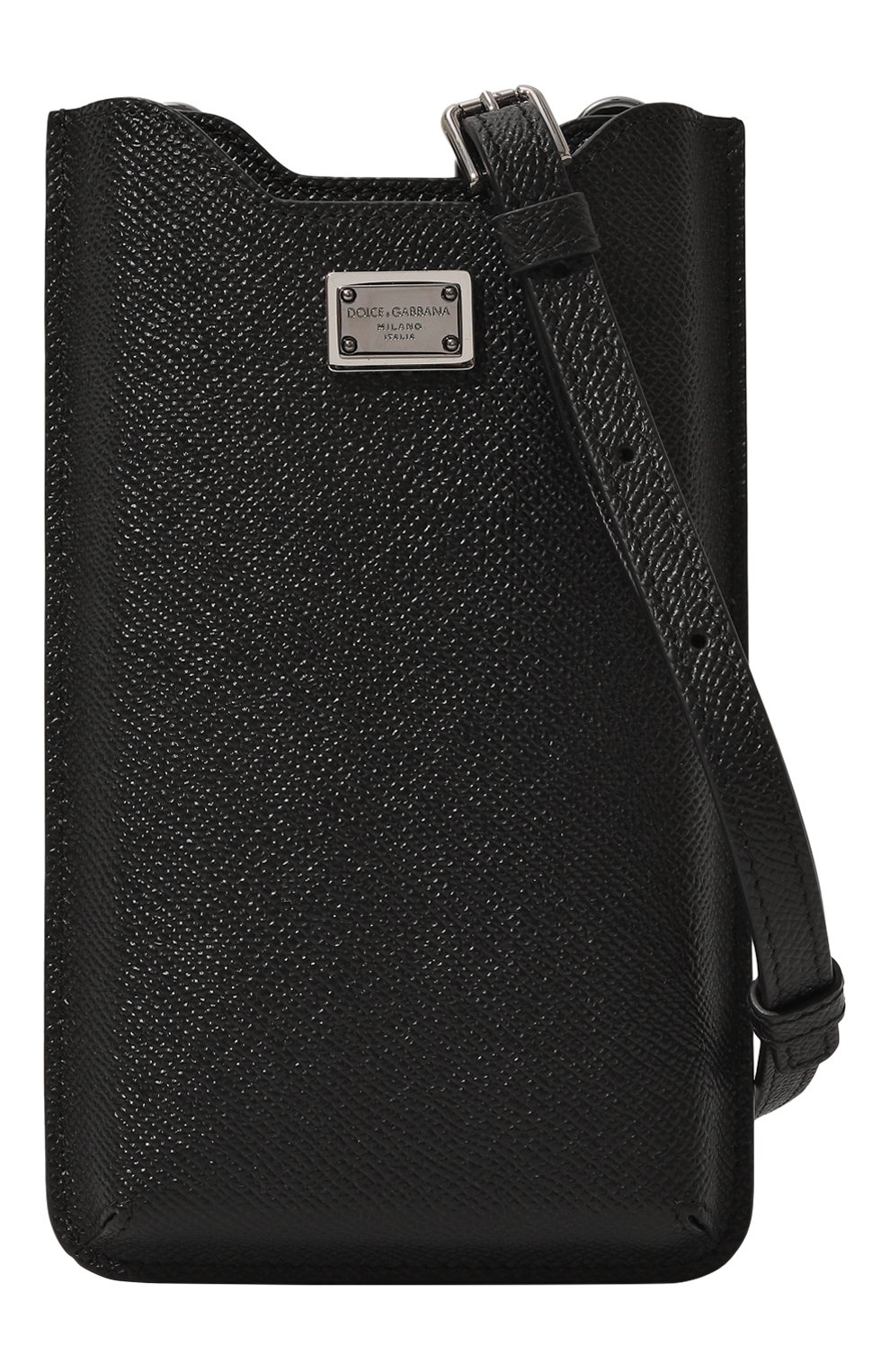 Кожаный футляр для iphone DOLCE & GABBANA черного цвета по цене 39950 руб., арт. BP3224/AG219, фото 4 Кожаный футляр для iphone DOLCE & GABBANA, арт. BP3224/AG219, фото 4