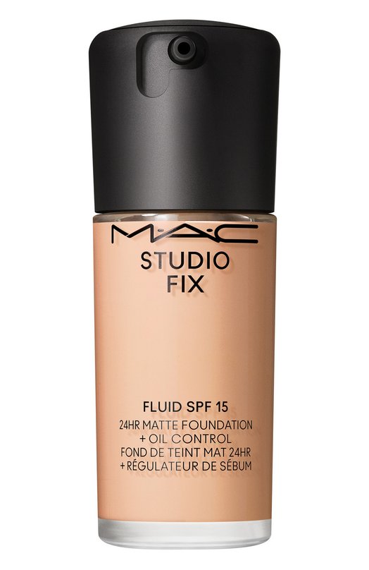 фото Тональная основа studio fix ​fluid spf 15 24hr matte foundation + oil control, nc4.75 (30ml) mac