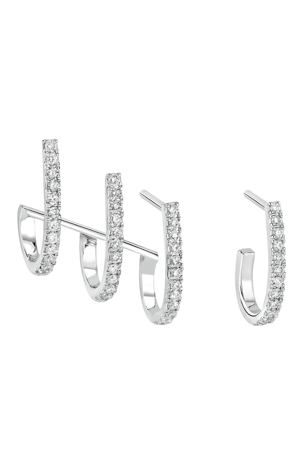 Серьги MESSIKA бесцветного цвета по цене 422500 руб., арт. 06503-WG, фото 1 Серьги MESSIKA, арт. 06503-WG, фото 1