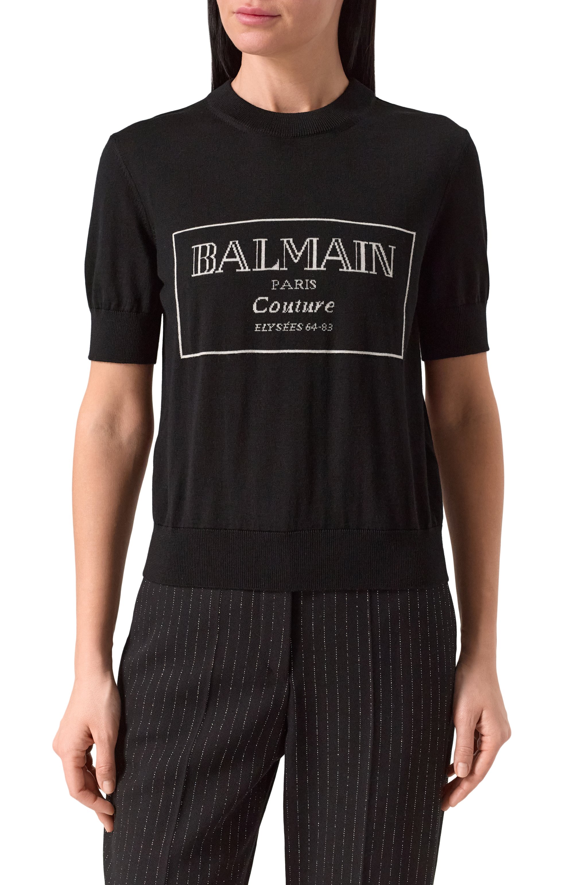 Шерстяной пуловер BALMAIN, арт. EF1KA115/KH87, фото 3