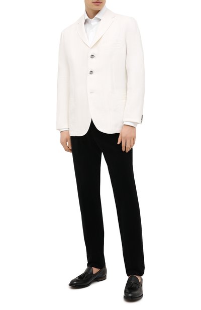 Кожаные лоферы OFFICINE CREATIVE черного цвета по цене 62250 руб., арт. IVY/001/AER0 CANY0N, фото 2 Кожаные лоферы OFFICINE CREATIVE, арт. IVY/001/AER0 CANY0N, фото 2